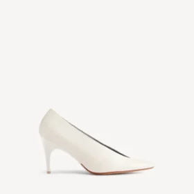Duchesse-Pumps für Damen in Schneweiss