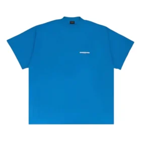 Durchgestrichenes Oversize-T-Shirt «Blue» 712398TMVJ64024