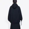 Echte Balenciaga Large Fit Schwarz 620947TIVA21000