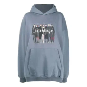 Echter Balenciaga Oversize-Hoodie «Grey» 620973TIV481404