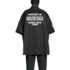 Eigenschaften des kurzärmeligen Oversize-T-Shirts «Black» 704387TKP241000
