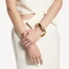 Eisa-Armband für Damen in glänzendem Gold