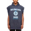 Est. 1917 College-Logo Oversize-Hoodie ohne Ärmel «Navy» 697875TMV964140