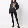 Est. 1917 College-Logo-Print-Hoodie «Schwarz» 674685TLV891076