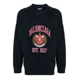 Est. 1917 College-Logo-Pullover mit Rundhalsausschnitt «Schwarz» 675267T32178065