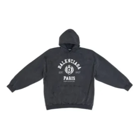 Est. 1917 Hoodie mit College-Logo-Print «Washed Black» 697879TMV991000