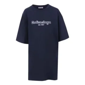 EST. 1917 Oversize-Baumwoll-T-Shirt «Dark Blue» 583218TFV44
