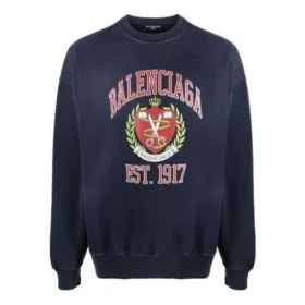 Est. 1917 Sweatshirt mit Rundhalsausschnitt und College-Logo-Print «Navy» 676629TLV908067