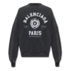 Est. 1917 Sweatshirt mit Rundhalsausschnitt und College-Logo-Print «Washed Black» 697869TMV991000