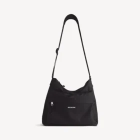 Explorer Hobo-Messenger-Tasche für Herren in Schwarz