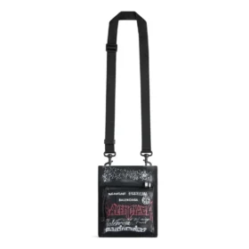 Explorer kleine Tasche mit Riemen, DIY-Metall-Allover-Design «Black» 6559822AAX61000