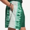Extreme Tie-Dye-Shorts für Herren in Relaxed Fit, grün/weiss