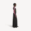 Extremes Tie-Dye-Langarmkleid für Damen in Schwarz Extremes Tie-Dye-Langarmkleid für Damen in Schwarz