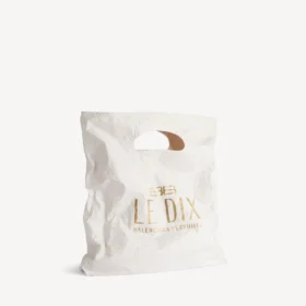 Faltbare Tote «Fragrance» in Weiss