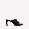 Fargo-Pantoletten für Damen in Schwarz Fargo-Pantoletten für Damen in Schwarz