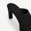 Fargo-Pantoletten für Damen in Schwarz Fargo-Pantoletten für Damen in Schwarz