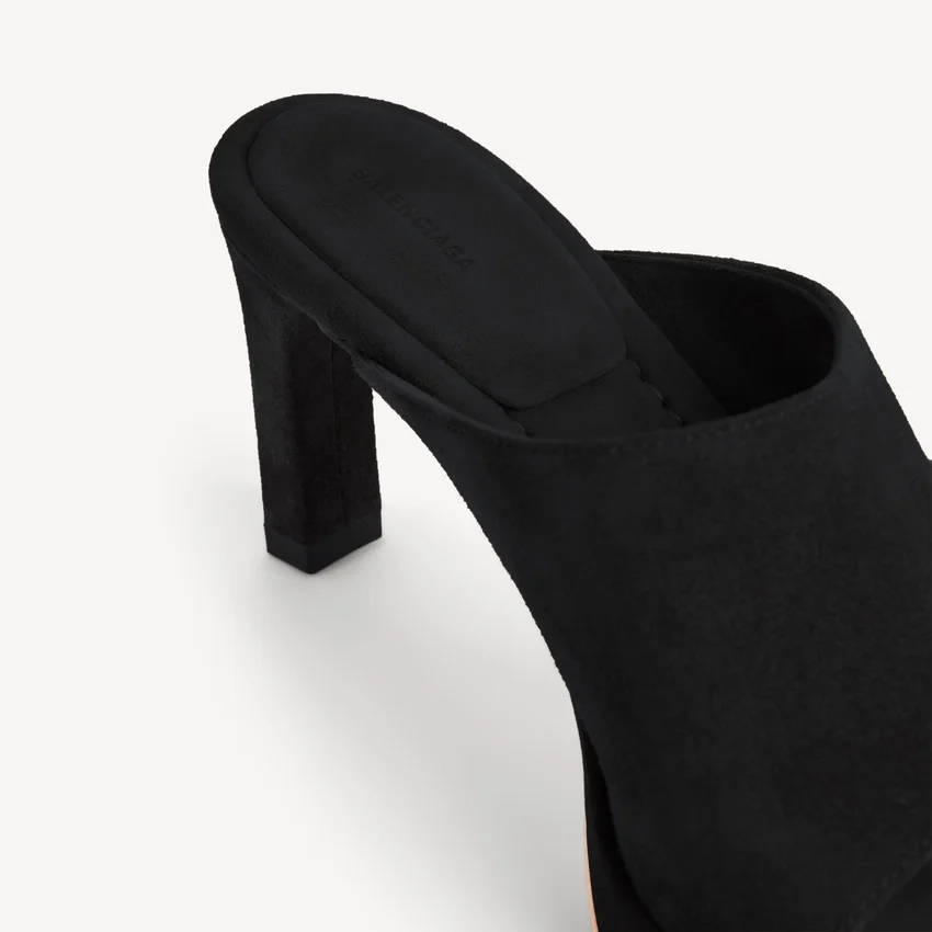 Fargo-Pantoletten für Damen in Schwarz Fargo-Pantoletten für Damen in Schwarz