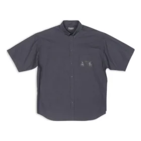 Fashion Institute Kurzarmhemd, weite Passform «Dark Grey» 703846TYB181270