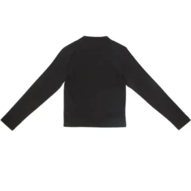 Fashion Institute Langarm-T-Shirt, Medium Fit «Black» 698124TMVH51073