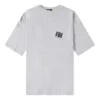 FBI Oversized-T-Shirt «Heather Grey Black» 681314TLVG91380