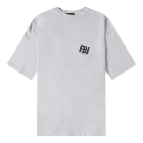 FBI Oversized-T-Shirt «Heather Grey Black» 681314TLVG91380