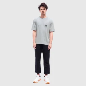 FBI Oversized-T-Shirt «Heather Grey Black» 681314TLVG91380
