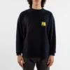 FBI Sweatshirt mit Rundhalsausschnitt «Navy/Gelb» 676629TLVH14265