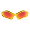 Fennec Oval Sonnenbrille «Yellow Red» 768054T00077037