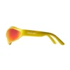 Fennec Oval Sonnenbrille «Yellow Red» 768054T00077037