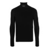 Figurbetonter Rollkragenpullover «Black» 682003T51751000