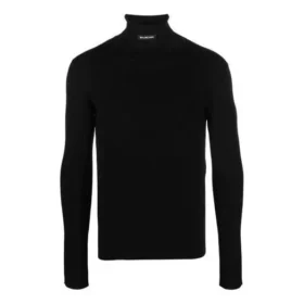 Figurbetonter Rollkragenpullover «Black» 682003T51751000