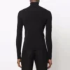 Figurbetonter Rollkragenpullover «Black» 682003T51751000