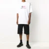 Fitnesskleidung, locker sitzend, kurzärmelig, weiss 620969TIVD59000