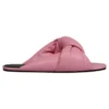 Fliessende Leder-Slides «Pink» 636576WA2M05048