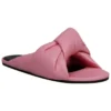 Fliessende Leder-Slides «Pink» 636576WA2M05048