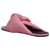 Fliessende Leder-Slides «Pink» 636576WA2M05048