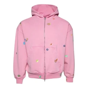 Fruity Zip-Up-Hoodie «Faded Dirty Pink» 803264TRVS59568