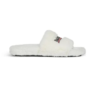 Furry Slides «White» 654261W2DO19906