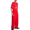 Fussball-Baggy-Jogginghose «Red White» 777708TPVW36643