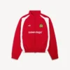 Fussball-Jacke für Herren in Lippenstiftrot