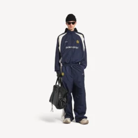 Fussball-Jacke für Herren in Marineblau
