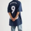 Fussball-T-Shirt Oversized «Blue» 641664TJV054482