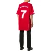 Fussball-T-Shirt Oversized «Red White» 641658TJV516540