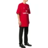 Fussball-T-Shirt Oversized «Red White» 641658TJV516540