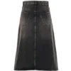 FW21 A-Linien-Rock «Washed Grey Denim» 646913TBP477767