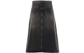 FW21 A-Linien-Rock «Washed Grey Denim» 646913TBP477767