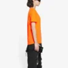 FW21 Elastische Slim-Fit-Kurzarm-T-Shirt Orange 661705TKVH57513