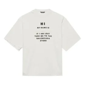 FW21 HI MY NAME IS WIDE FIT T-Shirt 661715TKVF19081