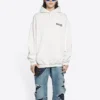 FW21 Hoodie mit Political Campaign-Aufdruck, weiss 578135TKVI99084