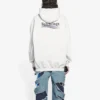 FW21 Hoodie mit Political Campaign-Aufdruck, weiss 578135TKVI99084